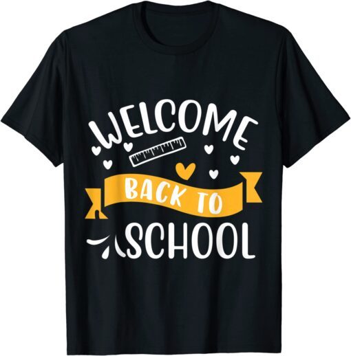 Welcome Back to School Newsletter Meet the Teacher Tee Shirt