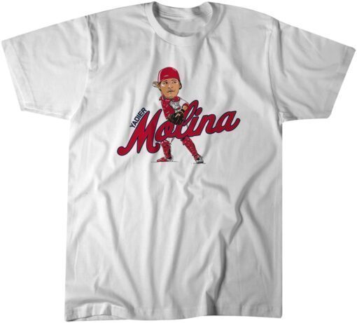 Yadier Molina: Caricature Tee Shirt