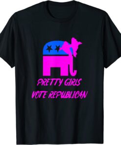 pretty girls vote republican,vote red election 2022 vote red Tee Shirt