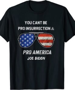 you cant be pro insurrection and pro America Tee Shirt