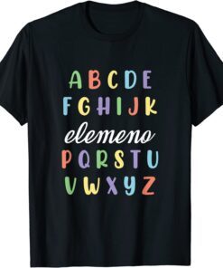 ABC Elemeno Kindergarten Teacher Back to School Tee Shirt