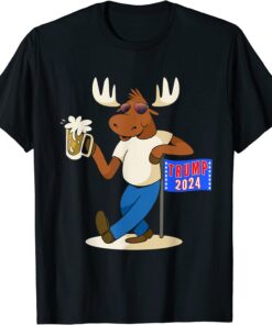 AMERICAN MOOSE TRUMP 2024 Tee Shirt