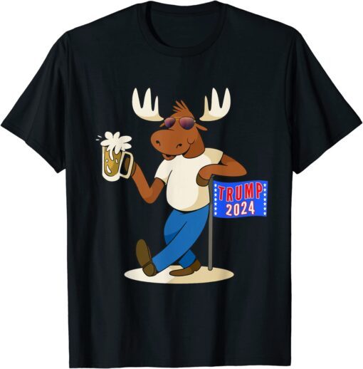 AMERICAN MOOSE TRUMP 2024 Tee Shirt