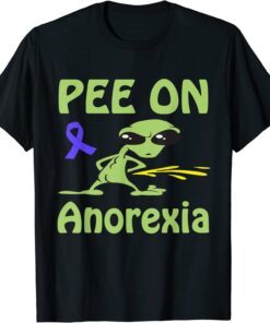 Alien Pee On Anorexia Tee Shirt