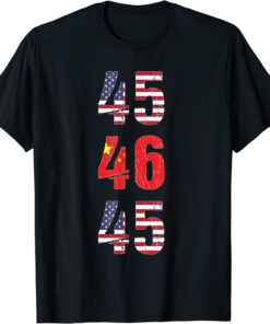 Anti Biden China Joe 45 46 Trump 2024 Presidential Election Tee Shirt