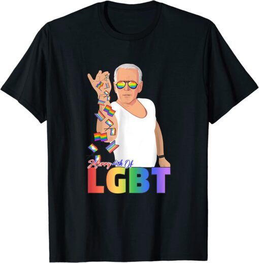 Anti Biden Salt Merry 4th Of LGBTQ Coming Out Day Classic Shirt