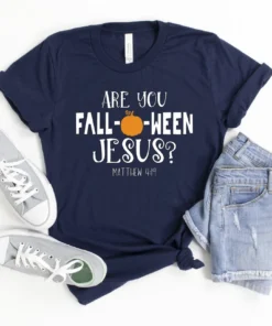 Are You Falloween Jesus Halloween T-Shirt