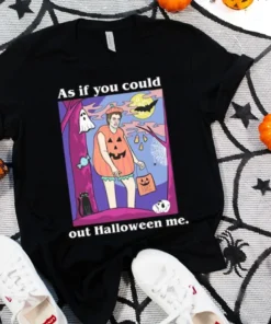 Pumpkin As If You Could Out Halloween Tee ShirtPatch Junkie Halloween Tee Shirt