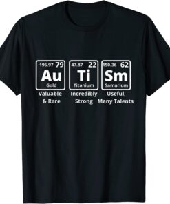 Autism Periodic Table Elements Spelling Tee Shirt