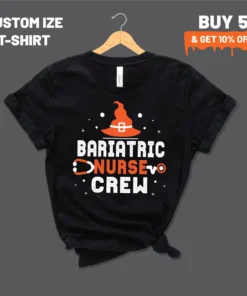 Bariatric Nurse Crew Halloween Tee Shirt