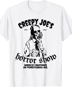 Bïden Halloween Creepy Joe's Horror Show Halloween T-Shirt