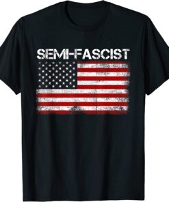 Biden Quotes Semi-Fascist Political USA FLAG Tee Shirt