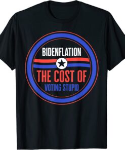 BidenFlation Cost Of Voting Joe Biden President Mushroom Goa Tee Shirt