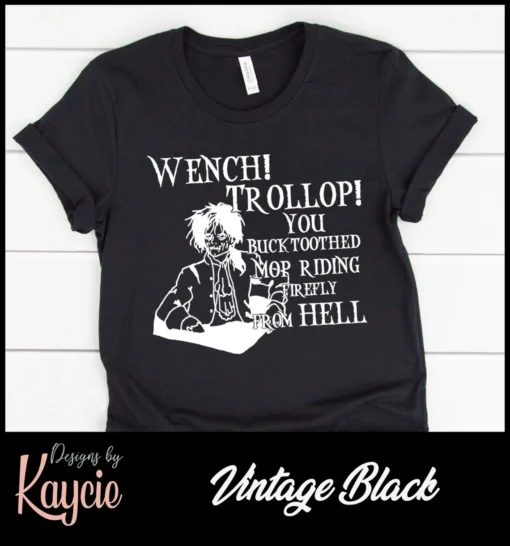 Billy Butcherson Wench Trollop Hocus Pocus Tee Shirt