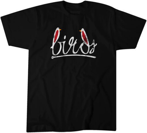 Birds on the Black Logo Tee Shirt