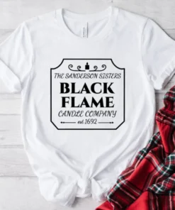 Black Flame Candle Company Halloween Tee Shirt