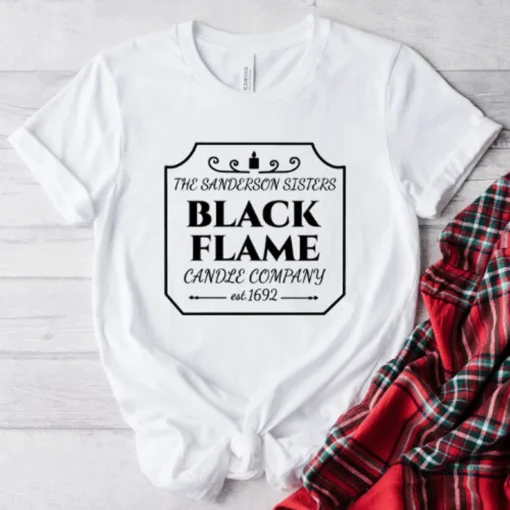 Black Flame Candle Company Halloween Tee Shirt