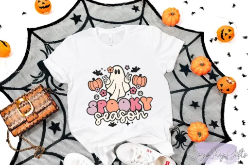 Boo Ghost Fall Autumn Pumpkin Halloween Shirt