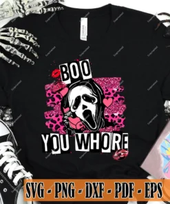 Boo You Whore Halloween Tee Shirt