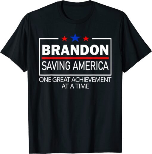 Brandon Saving America Political Republican Biden And The Ho Classic Shirt