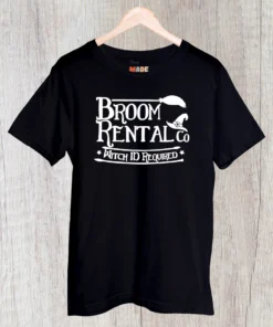 Broom Rental Co Halloween Tee Shirt