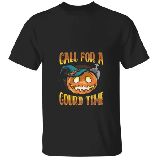 Call For a Gourd Time Jack o Lantern Halloween Tee Shirt