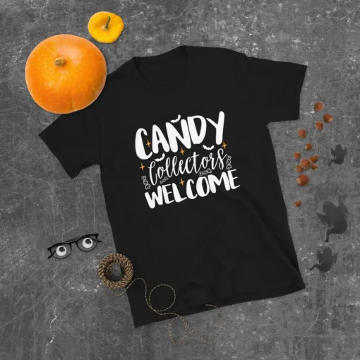 Candy Collectors Welcome Halloween Tee Shirt