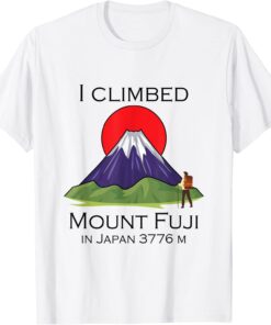 Climbing Mount Fuji Tee Shirt