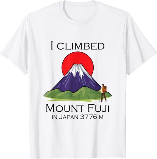 Climbing Mount Fuji Tee Shirt