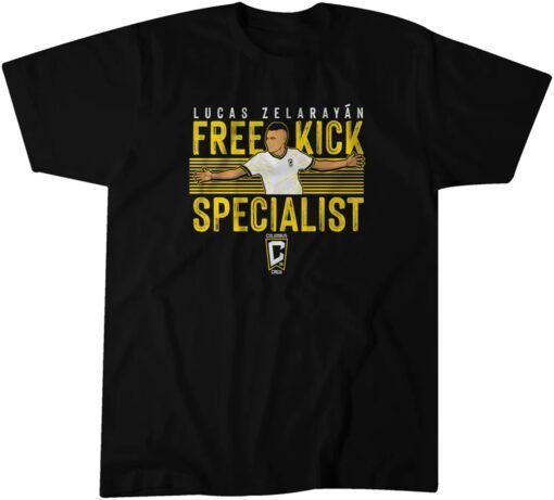 Columbus Crew: Lucas Zelarayán Free Kick Specialist Tee Shirt