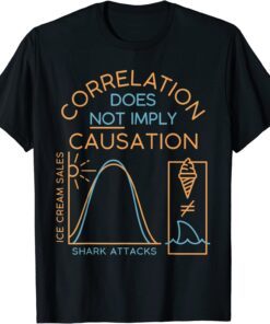 Correlation Does Not Imply Causation Tee Shirt