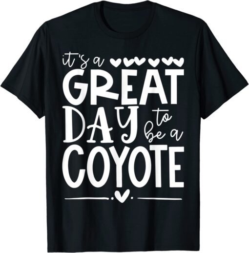 Coyotes School Sports Fan Team Spirit Mascot Great Day T-Shirt