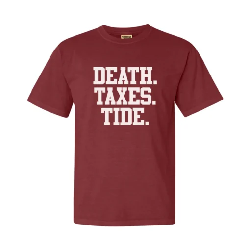 Death Taxes Tide Tee Shirt