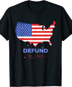 Defund The FBI US Flag T-Shirt