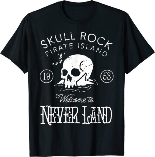 Disney Peter Pan Skull Rock Vintage Tee Shirt
