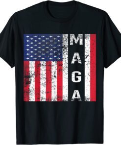 Donald Trump Maga American Flag Vote Trump 2024 Tee Shirt