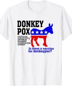 Donkey Pox Conservative Republican Tee Shirt