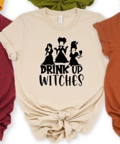 Drink Up Witches Hocus Pocus Halloween Tee Shirt