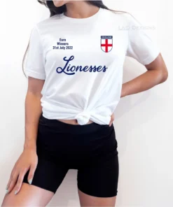 England Lionesses Football England Football Tee Shirt