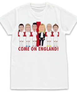 England Womens Ladies Football Come On England T-Shirt