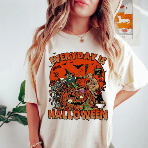 Everyday Is Halloween Horror Pumpkin Shirt