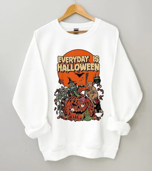 Everyday is Halloween Pumpkin Spooky Season Halloween Tee Shirt