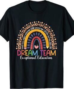 Exceptional Education Rainbow SPED Teacher Back To School Tee Shirt