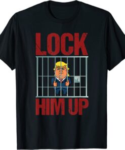 FBI raids Trump's mansion Anti Trump Lock Him Up T-Shirt