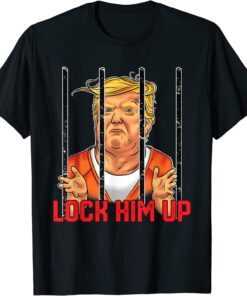 FBI raids Trump's mansion Lock Him Up, Anti Trump Tee Shirt