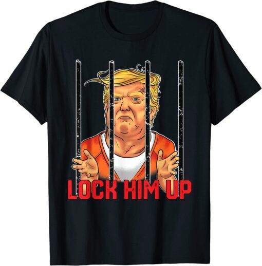 FBI raids Trump's mansion Lock Him Up, Anti Trump Tee Shirt