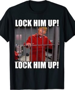 FBI raids Trump's mansion Lock Him Up! (Trump Orange Jumpsuit) Tee Shirt