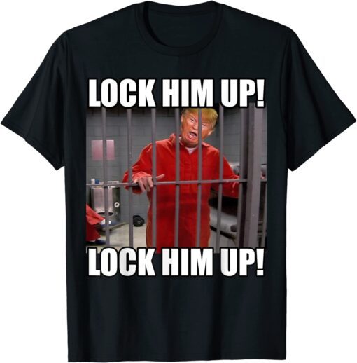 FBI raids Trump's mansion Lock Him Up! (Trump Orange Jumpsuit) Tee Shirt