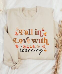 Fall In Love With Learning Halloween Tee Shirt