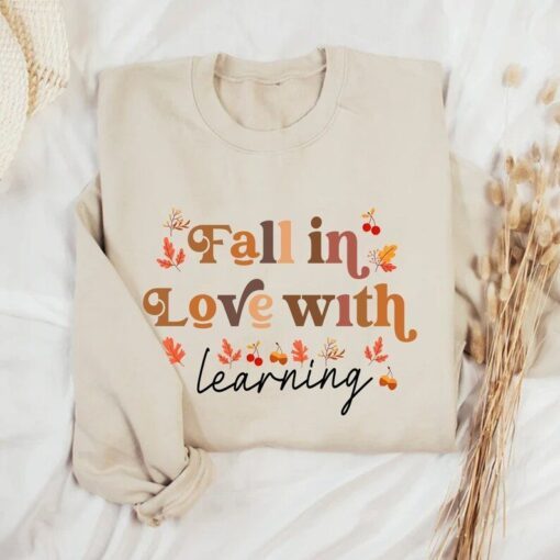 Fall In Love With Learning Halloween Tee Shirt